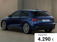 Nuova Audi A3 S-Line 150 CV (110 kW) 2026 Blu navarra metallizzato Berlina