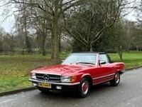 Usata Mercedes SL280 185 CV (136 kW) 1985 Rosso Cabrio