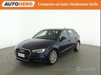 Usata Audi A3 Design 110 CV (80 kW) 2017 Blu Utilitaria