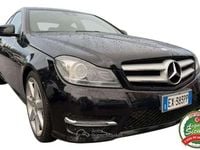Usata Mercedes C220 Avantgarde 170 CV (125 kW) 2014 Nero Coupé