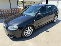 Usata Audi A3 S-Line 140 CV (102 kW) 2008 Nero Utilitaria