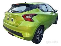 Usata Nissan Micra Acenta 90 CV (66 kW) 2017 Verde Utilitaria