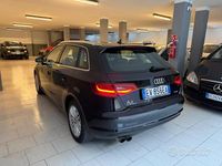 Usata Audi A3 Attraction 122 CV (89 kW) 2014 Nero Berlina