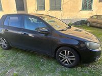 Usata VW Golf VI 102 CV (75 kW) 2009 Nero Utilitaria
