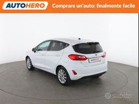 Usata Ford Fiesta Titanium 86 CV (63 kW) 2018 Bianco Utilitaria