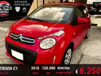 Usata Citroën C1 Feel 72 CV (52 kW) 2018 Rosso Utilitaria