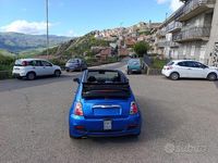 Usata Fiat 500 Sport 69 CV (50 kW) 2014 Blu Cabrio