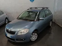 Begagnad Skoda Fabia Style 80 HK (58 kW) 2009 Blå Kombi