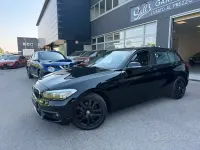 Usata BMW 116 Sport Line 109 CV (80 kW) 2016 Nero Utilitaria