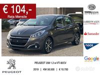 Usata Peugeot 208 Active 82 CV (60 kW) 2019 Grigio Utilitaria