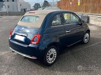 Usata Fiat 500C Lounge 69 CV (50 kW) 2019 Blu Cabrio
