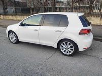 Usata VW Golf VI Highline 122 CV (89 kW) 2011 Bianco Utilitaria