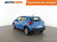 Usata Citroën C3 Feel 83 CV (61 kW) 2019 Blu Utilitaria
