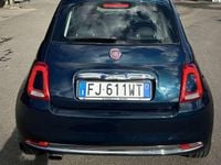 Usata Fiat 500 Lounge 69 CV (50 kW) 2017 Blu/azzurro Utilitaria
