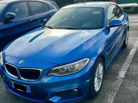 Usata BMW 218 Comfort Edition 143 CV (105 kW) 2014 Blu/azzurro Coupé