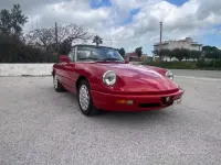 Usata Alfa Romeo Spider 117 CV (86 kW) 1992 Rosso Cabrio