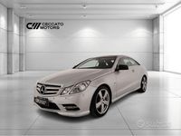 Usata Mercedes E220 Avantgarde 170 CV (125 kW) 2013 Argento Coupé