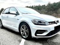 Usata VW Golf VII R-line 150 CV (110 kW) 2018 Bianco Berlina