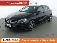 Usata Mercedes A200 Premium 136 CV (100 kW) 2014 Nero Berlina