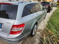 Usata Mercedes C220 Avantgarde 170 CV (125 kW) 2009 Argento Station wagon