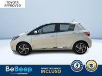 Usata Toyota Yaris Lounge 111 CV (81 kW) 2018 Bianco pastello Utilitaria