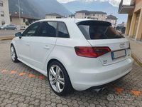 Usata Audi A3 S-Line 184 CV (135 kW) 2015 Bianco Berlina