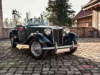 Usata MG TD 57 CV (41 kW) 1952 Nero Cabrio