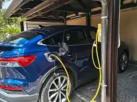 Usata Audi Q4 Sportback e-tron 69 kW (95 CV) 2023 Blu SUV