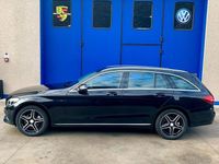 Usata Mercedes C200 AMG 136 CV (100 kW) 2015 Nero metallizzato Station wagon