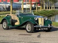 Usata MG TD 54 CV (39 kW) 1952 Verde Cabrio