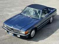 Usata Mercedes SL500 245 CV (180 kW) 1986 Blu/azzurro Cabrio
