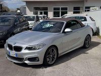 Usata BMW 218 M Sport 150 CV (110 kW) 2017 Argento Cabrio