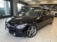 Usata Mercedes C220 Premium 170 CV (125 kW) 2017 Nero Cabrio