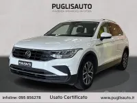Usata VW Tiguan Life 122 CV (89 kW) 2021 Bianco SUV