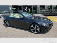 Usata BMW 650 Cabriolet Efficient Dynamics 367 CV (269 kW) 2006 Nero Cabrio