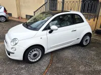 Usata Fiat 500 Lounge 69 CV (50 kW) 2010 Bianco Berlina