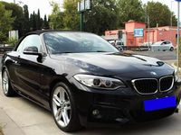 Usata BMW 218 M Sport 150 CV (110 kW) 2016 Nero Cabrio