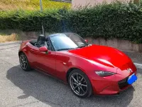 Usata Mazda MX5 160 CV (117 kW) 2018 Rosso Cabrio