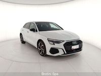 Usata Audi A3 S-Line 150 CV (110 kW) 2022 Bianco ghiaccio metallizzato Berlina