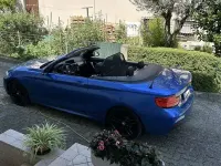 Usata BMW 218 M Sport 136 CV (100 kW) 2018 Blu/azzurro Cabrio