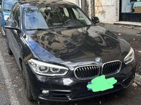 Usata BMW 118 Sport Line 150 CV (110 kW) 2015 Nero Utilitaria