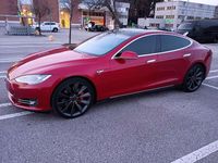 Usata Tesla Model S 514 kW (700 CV) 2015 Rosso Utilitaria