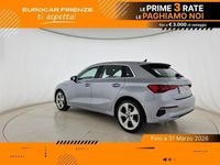 Usata Audi A3 Advanced Plus 204 CV (150 kW) 2024 Argento floret metallizzato Berlina
