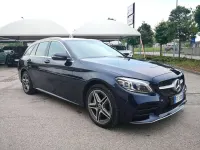 Usata Mercedes C220 Premium 194 CV (142 kW) 2019 Blu/azzurro Station wagon
