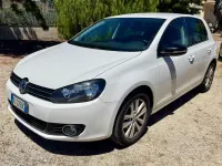 Usata VW Golf VI Highline 105 CV (77 kW) 2011 Bianco Utilitaria