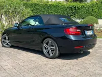 Usata BMW 218 Sport Line 150 CV (110 kW) 2017 Nero Cabrio