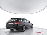 Usata Mercedes C200 136 CV (100 kW) 2018 Nero Station wagon