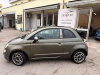 Usata Fiat 500C 95 CV (69 kW) 2010 Verde Cabrio