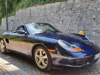 Usata Porsche 986 Boxster 220 CV (161 kW) 1996 Blu/azzurro Cabrio