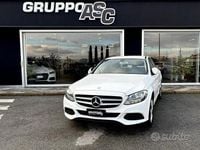 Usata Mercedes C180 116 CV (85 kW) 2015 Bianco Berlina